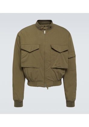 Givenchy Cropped cotton-blend bomber jacket