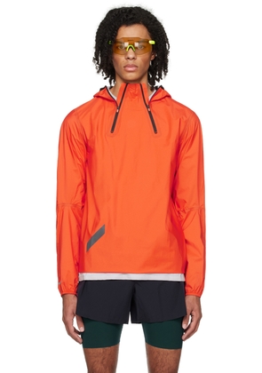 Soar Running Orange Trail Rain Jacket