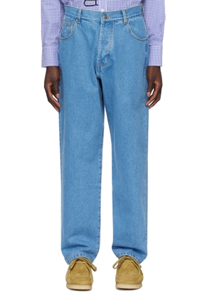 Pop Trading Company Blue Crest Jeans