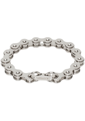 VETEMENTS Silver Biker Chain Bracelet