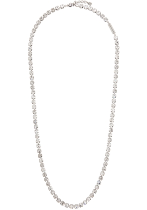 Givenchy Silver 4G Crystal Necklace