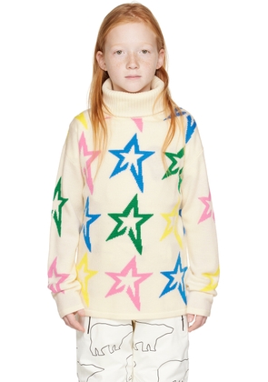 Perfect Moment Kids Off-White Star Dust Turtleneck