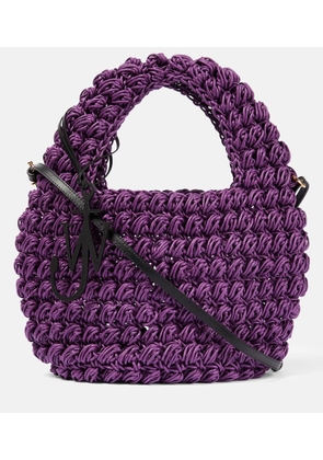 JW Anderson Popcorn Basket knitted crossbody bag