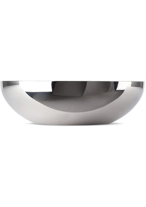 Alessi Silver Double Bowl
