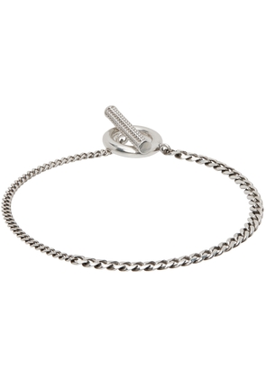 Bottega Veneta Silver Curb Chain Bracelet