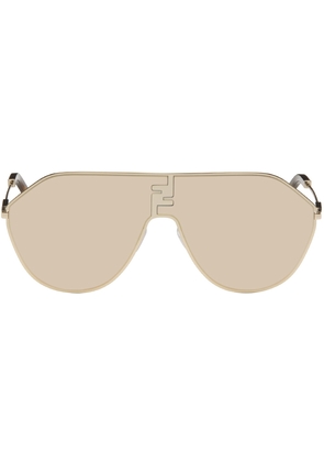 Fendi Gold FF Match Sunglasses