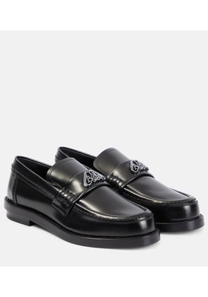 Alexander McQueen Seal leather loafers