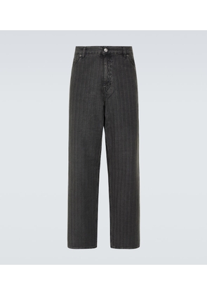 Our Legacy Vast Cut striped straight jeans