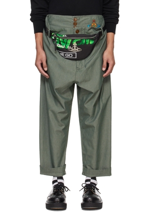 Vivienne Westwood Green Alien Trousers