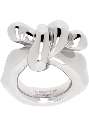 Jil Sander Silver Twist Ring
