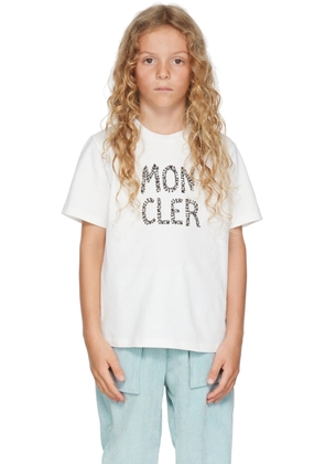 Moncler Enfant Kids White Logo T-Shirt