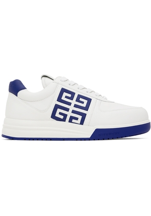 Givenchy White & Blue G4 Sneakers