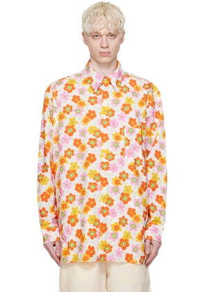 Camiel Fortgens Orange & Pink Overlap Big Shirt