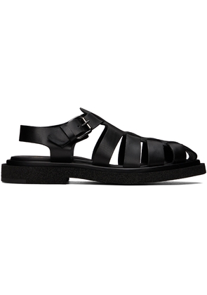 Officine Creative Black Tonal 018 Sandals