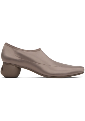ISSEY MIYAKE Taupe United Nude Edition Carve Pumps