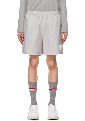 Thom Browne Gray Piping Shorts