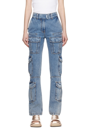 Givenchy Blue Bellows Pocket Jeans