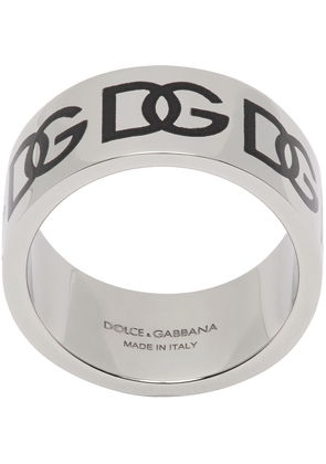 Dolce & Gabbana Silver Logo Ring