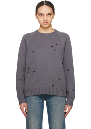 UNDERCOVER Gray Spider Sweater