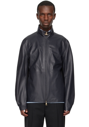 Dunhill Black Performance Leather Jacket
