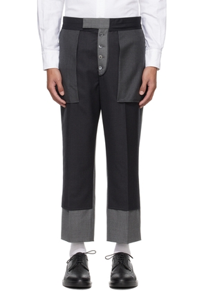 Thom Browne Gray Deconstructed Trousers