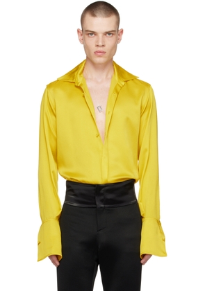 ARTURO OBEGERO SSENSE Exclusive Yellow Pedro Shirt