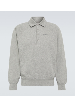 Givenchy Collared cotton jersey sweatshirt