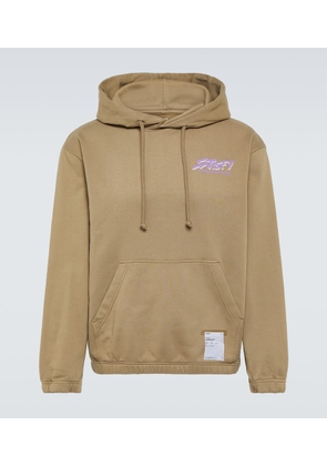 Satisfy SoftCell logo cotton terry hoodie