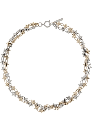 Justine Clenquet Silver & Gold Nomi Necklace