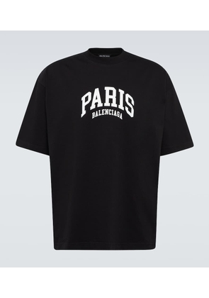 Balenciaga Cities Paris cotton jersey T-shirt