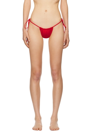 Frankies Bikinis Red Tia Bikini Bottom