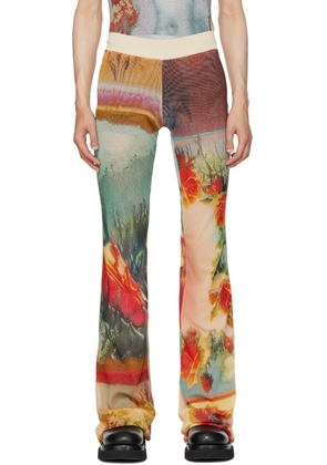 Jean Paul Gaultier Multicolor Scarf Lounge Pants