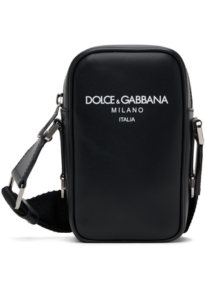 Dolce & Gabbana Black Logo Messenger Bag