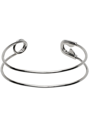 VETEMENTS Silver Safety Pin Bracelet