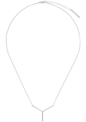 Y/Project Silver Mini 'Y' Necklace