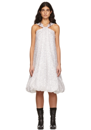 We11done White Sequin Dress