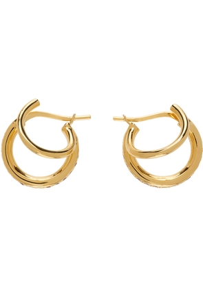 Panconesi SSENSE Exclusive Gold Crystal Stellar Earrings
