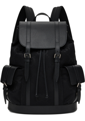 Gucci Black Jumbo GG Backpack