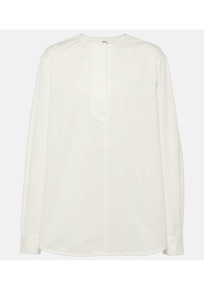 Toteme Cotton twill blouse