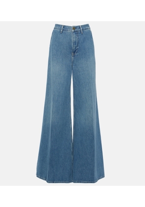 Frame Extra Wide Leg high-rise jeans