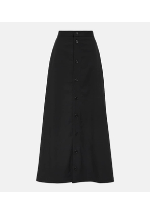 Balenciaga Wool maxi skirt