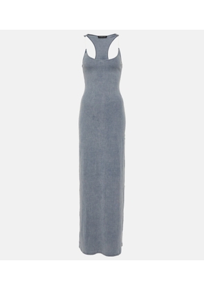 Y/Project Invisible strap cotton maxi dress