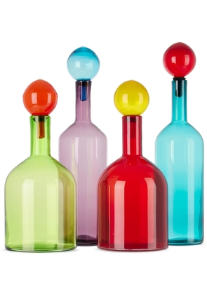 POLSPOTTEN Multicolor Large Bubbles & Bottles Vase Set