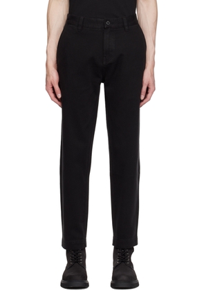 Hugo Black Tapered-Fit Trousers