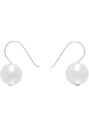 Sophie Buhai Silver & White Pearl Iris Earrings