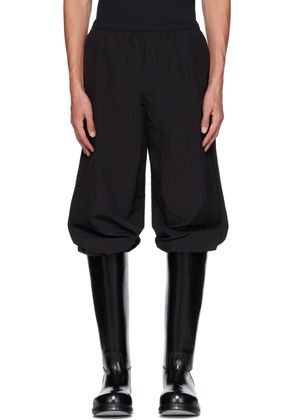 Acne Studios Black Regular Fit Trousers