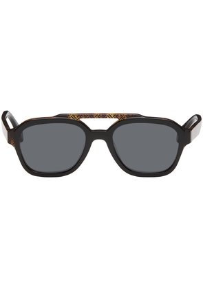 Fendi Black & Tortoiseshell Bilayer Sunglasses