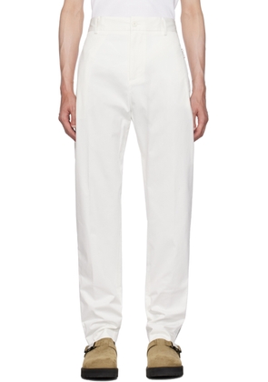 Moncler White Piping Trousers