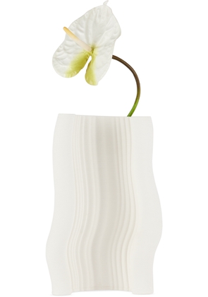ferm LIVING Off-White Moire Vase