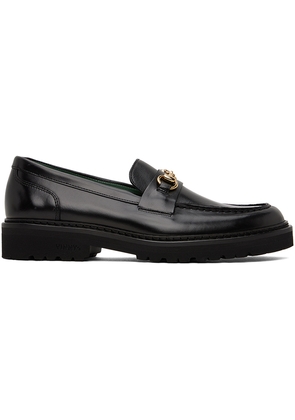 VINNY's Black 'Le Club' Loafers